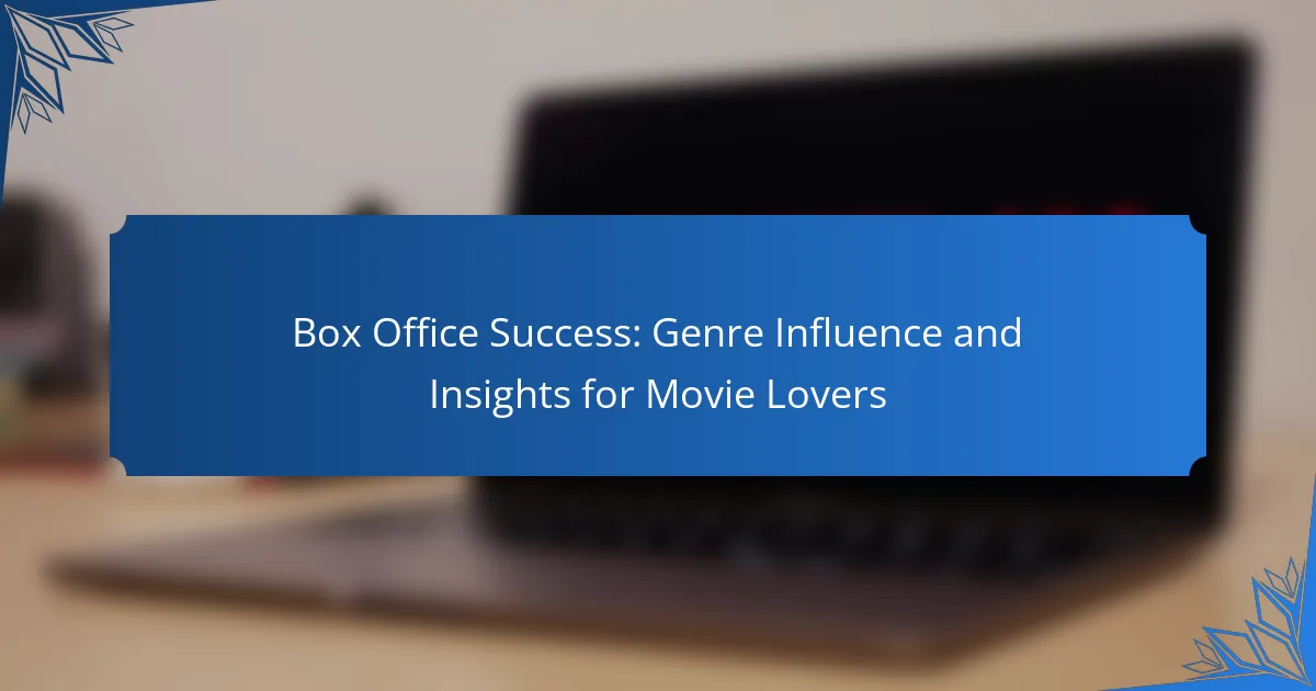 Box Office Success: Genre Influence and Insights for Movie Lovers